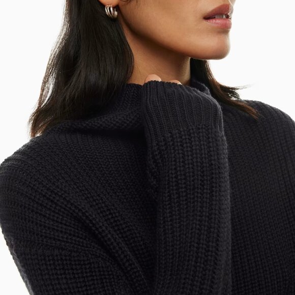 NWT Wilfred Montpellier Merino Wool Waist Turtleneck size xs - Picture 6 of 9